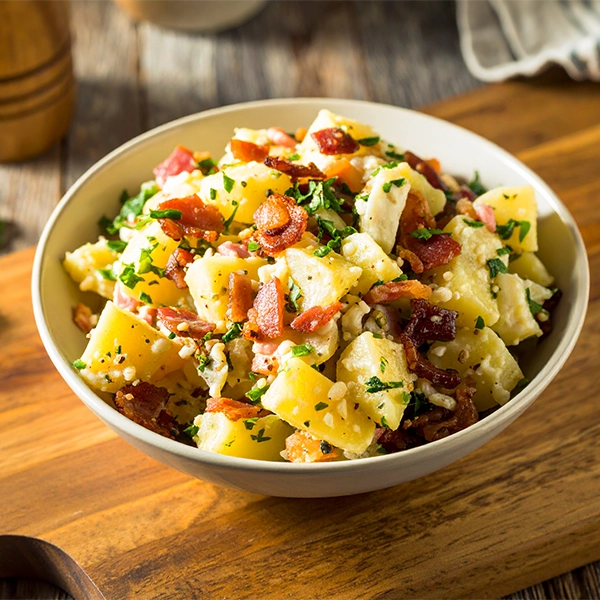 Potato Salad with Bacon and Wholegrain Mayonnaise